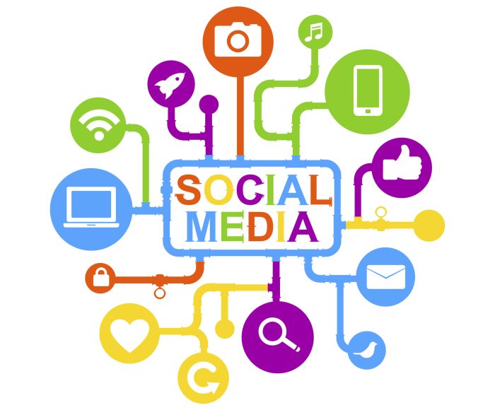 Illustration of social media concept